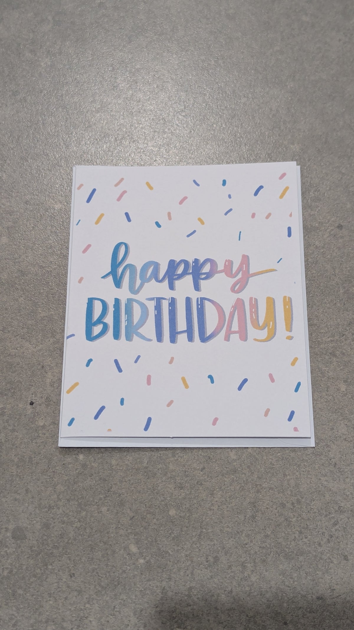 Happy Birthday - Pastel Confetti