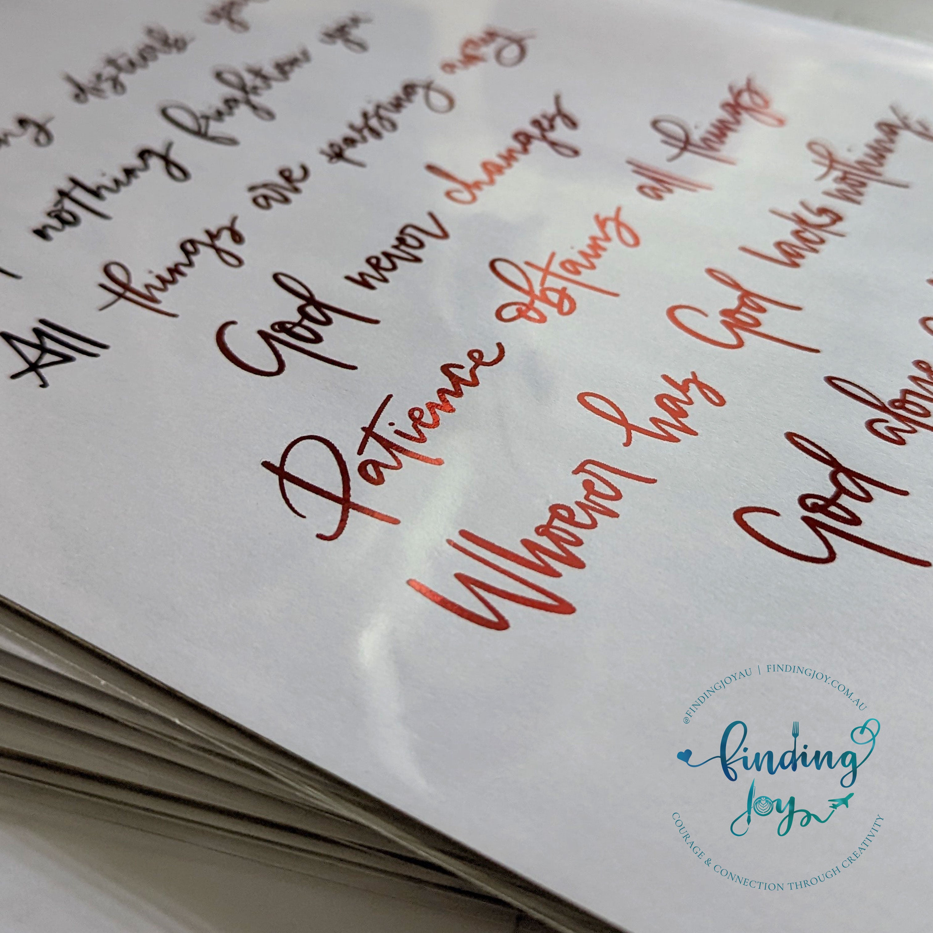 "Let Nothing Disturb You" – Prayer by St Teresa of Ávila – Foiled Print