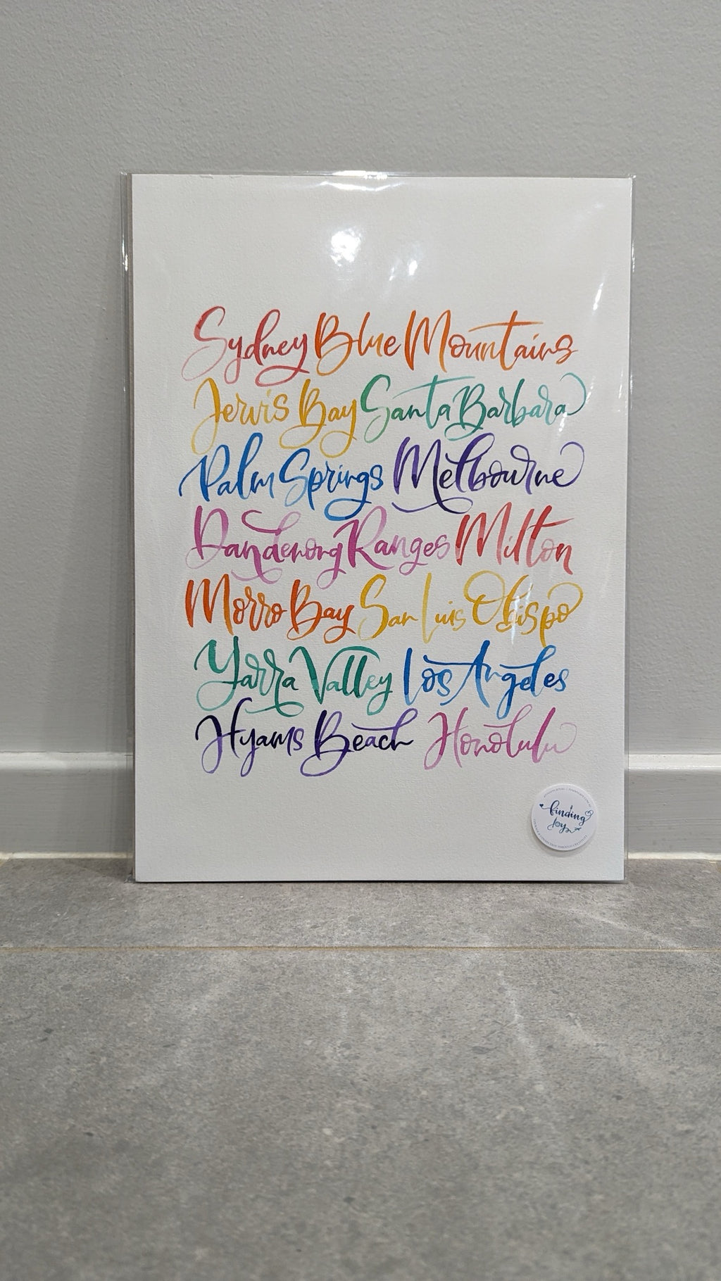 Oh, the Places We've Been! Custom Travel Art