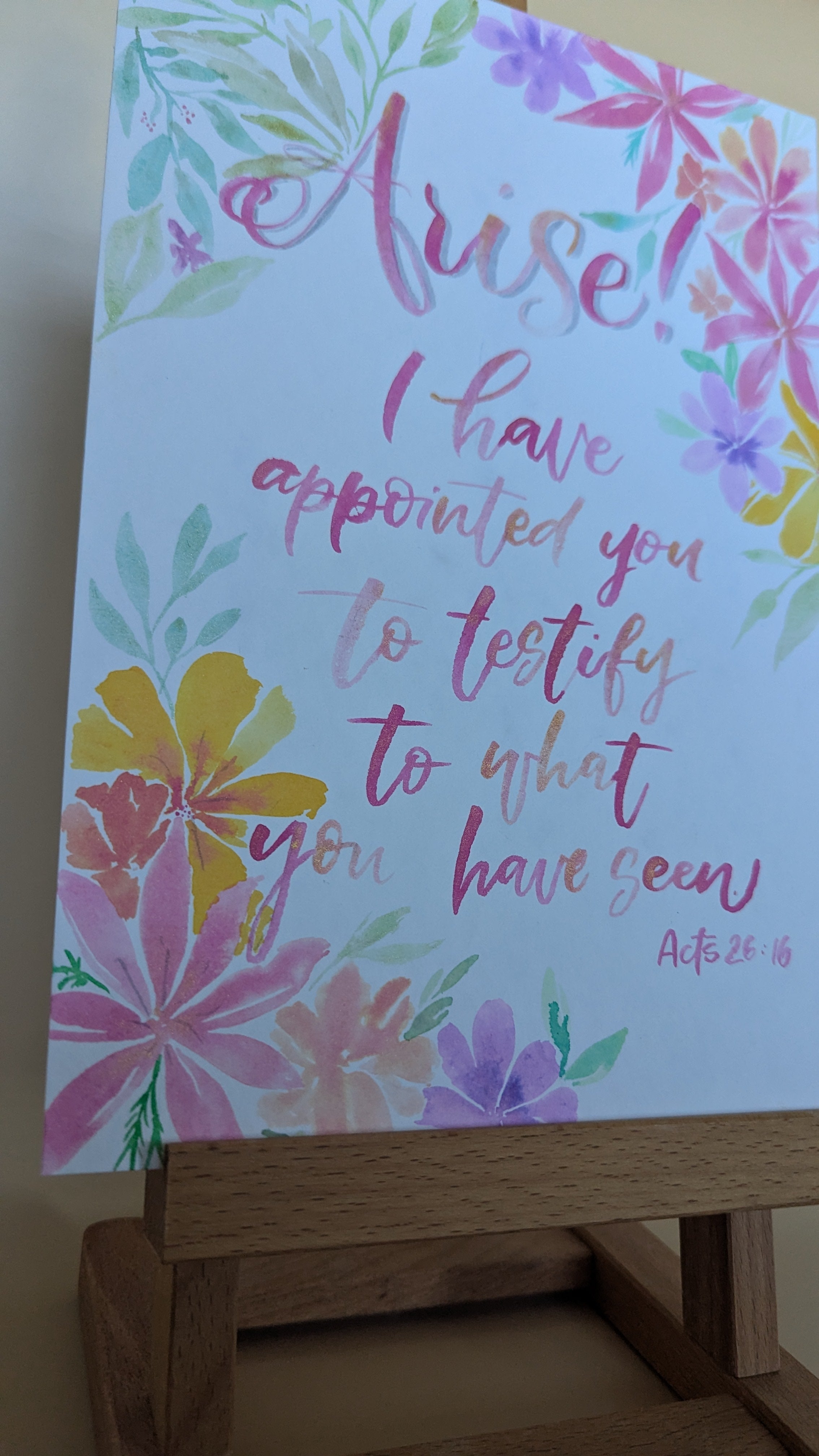 Arise - Acts 26:16 (A4)