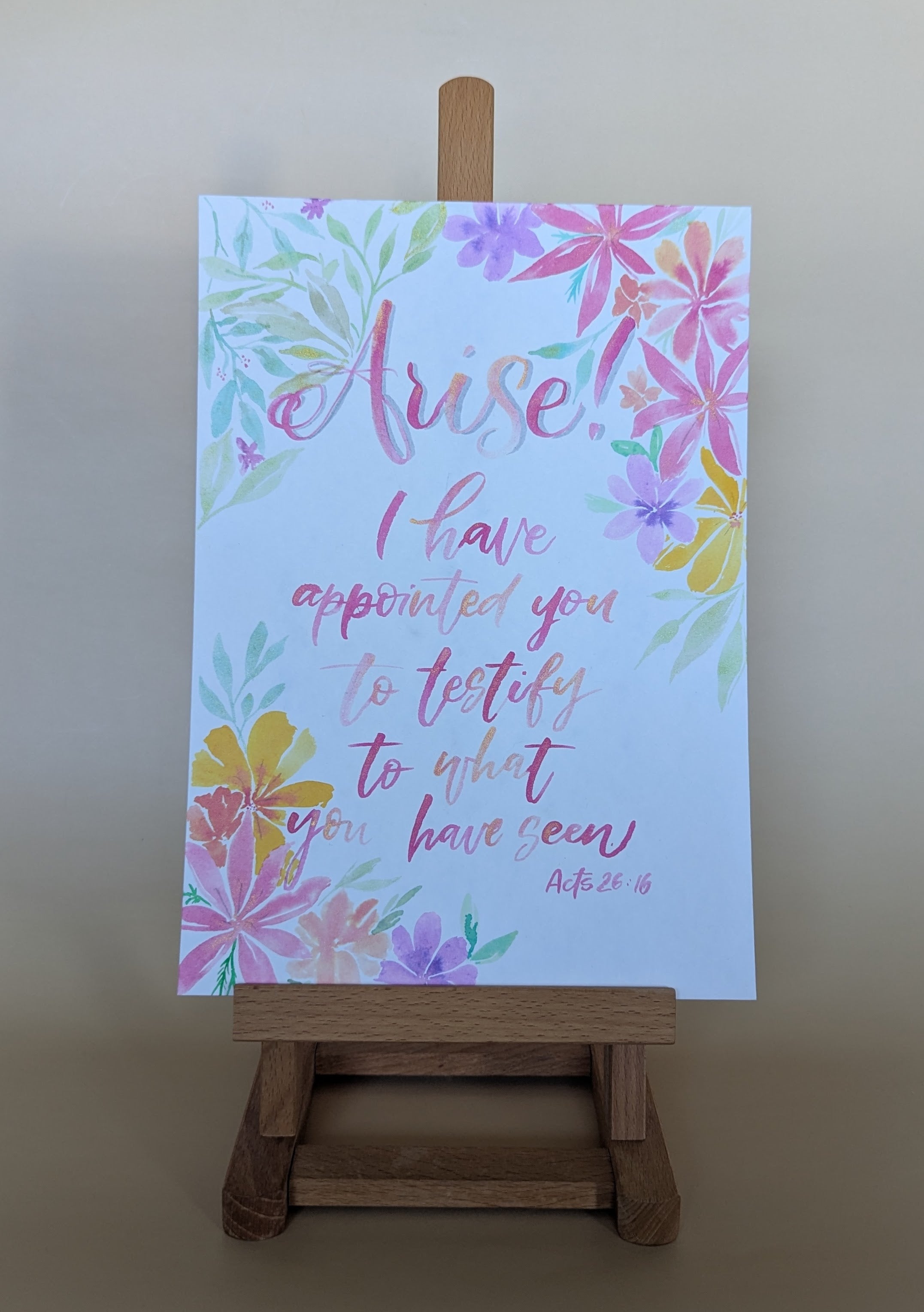 Arise - Acts 26:16 (A4)