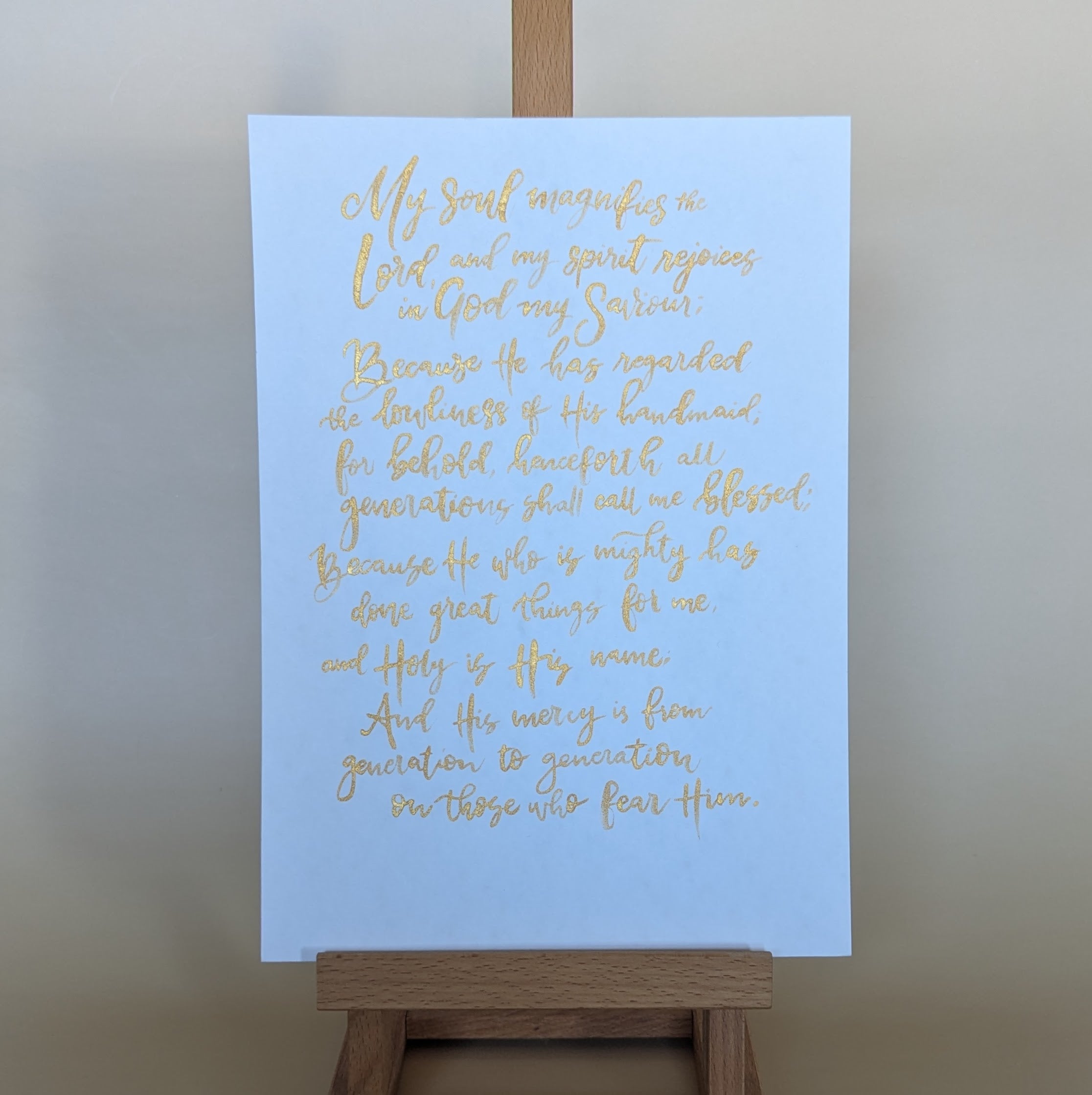 The Magnificat (A4)