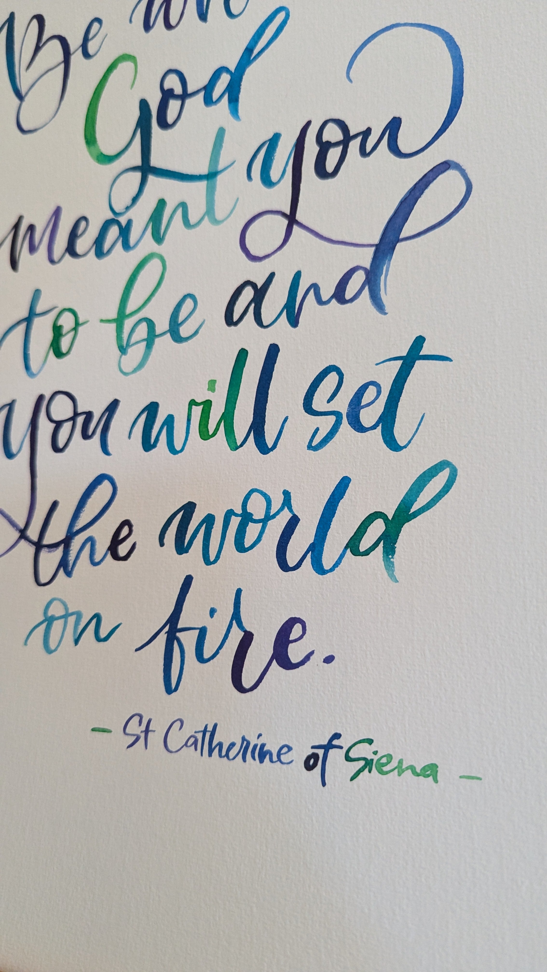 Be Who God Meant You To Be – St Catherine of Siena (A3)