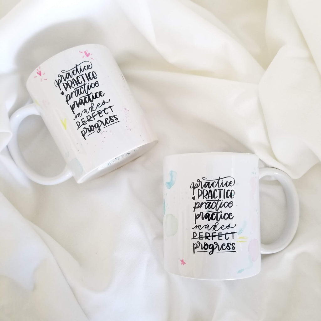 Practice Makes Progress – Paint Splatter