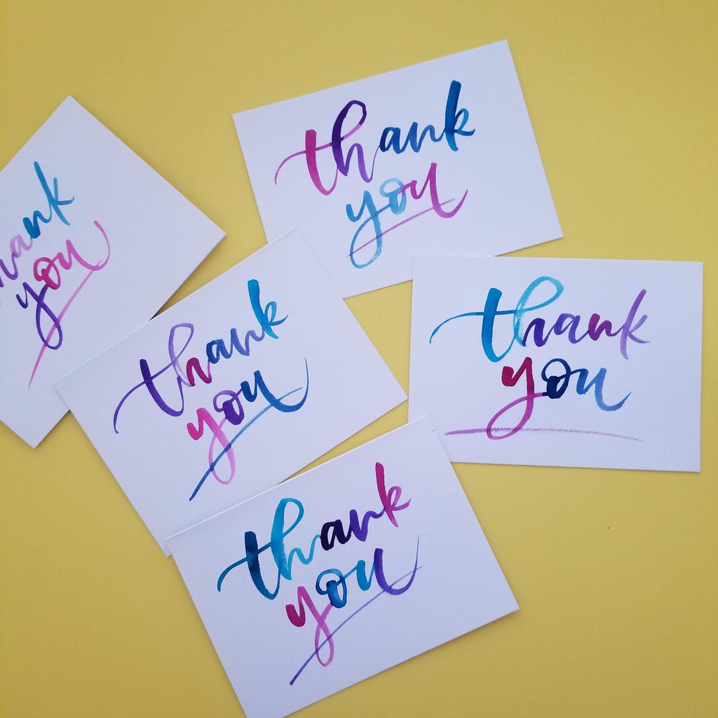 "Thank You" Card