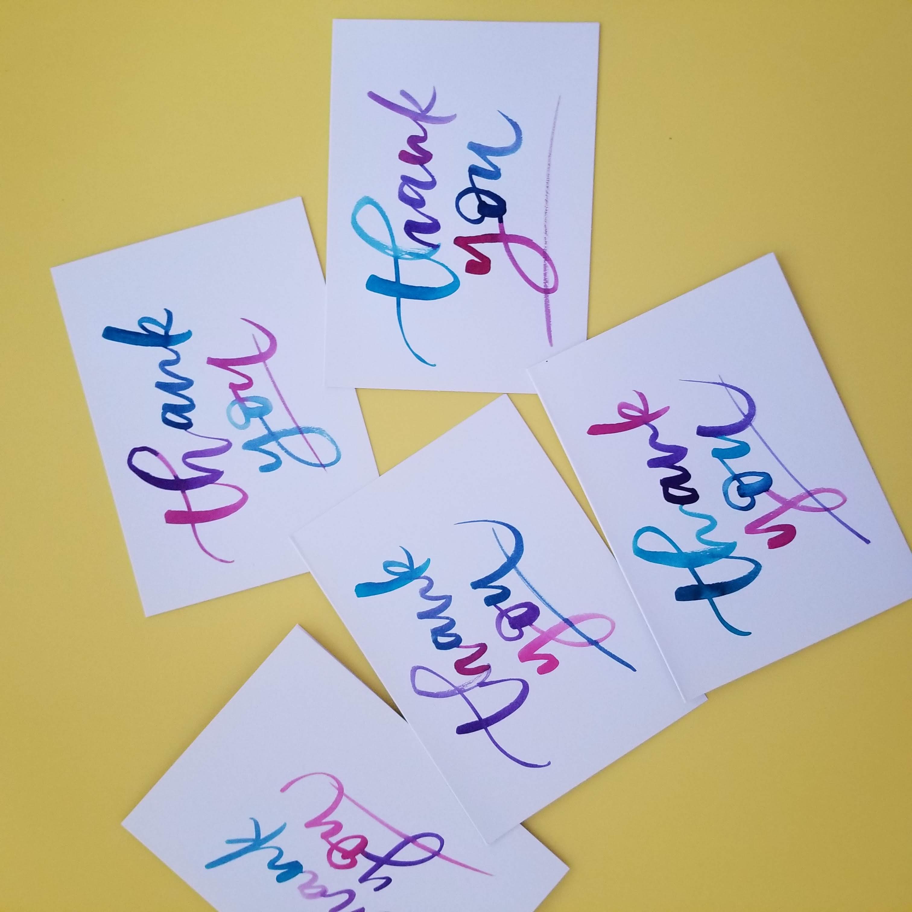 "Thank You" Card