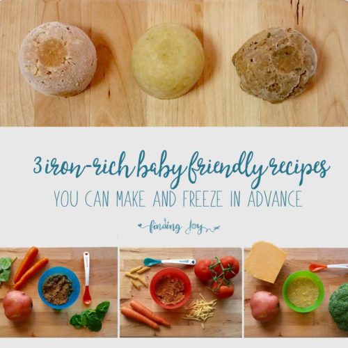 3 iron-rich baby-food recipes that are family-friendly and can be made in advance