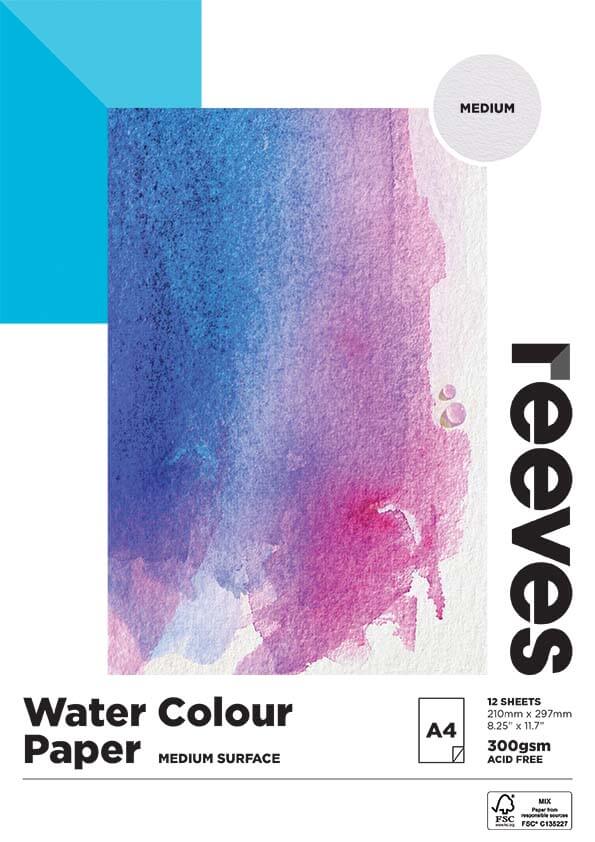 Front of Reeves Watercolour Paper (200GSM Medium)